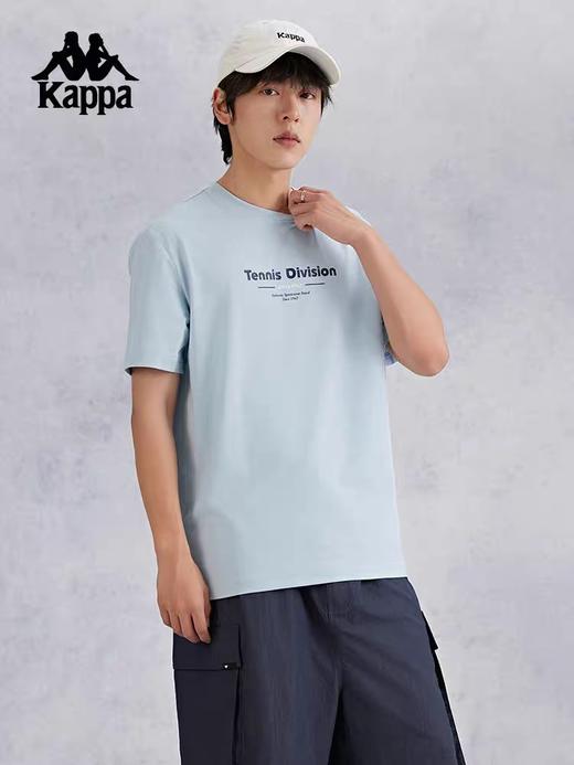 XXMKappa卡帕背靠背新款夏季凉感抗菌印花短袖男运动跑步t恤休闲上衣 商品图0