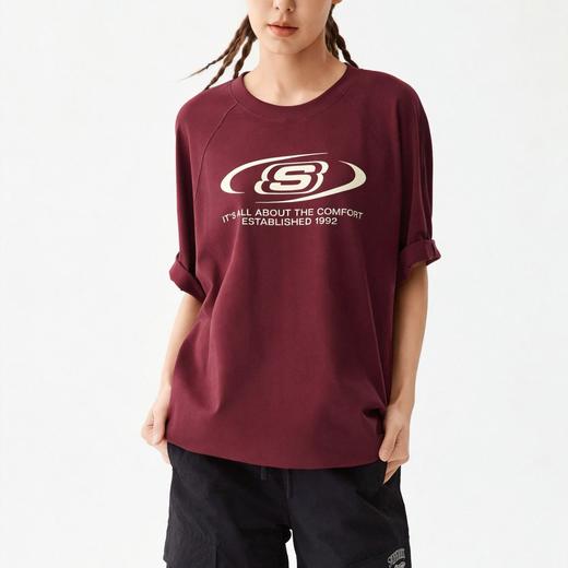 【线下门店同款】斯凯奇男女同款纯棉大标T恤 商品图3