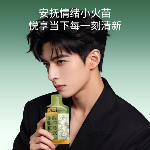 纯耕1.8L（60袋）量贩装金银花西洋参饮；金银花、菊花、雪梨，刺梨、枸杞、西洋参，怕上火喝；清凉爽口，凉茶饮料，植萃清凉 商品图5