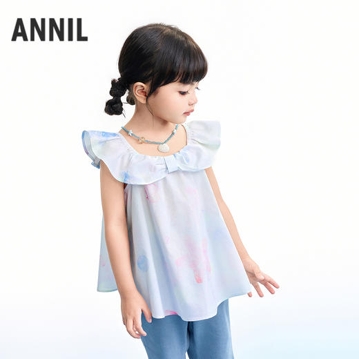 【实体店同款】女童上衣夏季新款安奈儿童装XG622194 商品图2