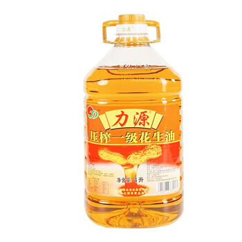 力源【保真花生油】压榨一级花生油4L 浓香型食用油家庭装 物理压榨 /粮油调味 /食用油 /花生油 商品图2