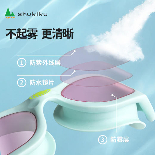 shukiku儿童小框泳镜 商品图5