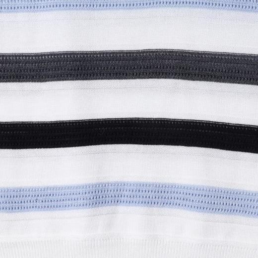 65184SDSA男装2026新款高贵轻奢简约商务撞色条纹圆领短袖T恤百搭上衣 商品图2