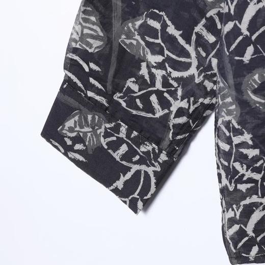 SDSA男装2026新款高贵轻奢潮牌时尚满印植物花卉长袖衬衫百搭休闲 商品图3