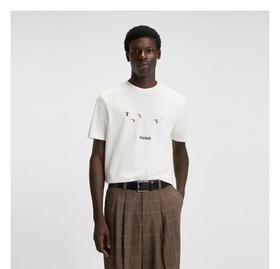 老板 飞鸟刺绣夏季26SS新款圆领短袖T恤 Z-15886