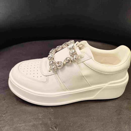 LFGJ16405方扣闪钻小白鞋 商品图1