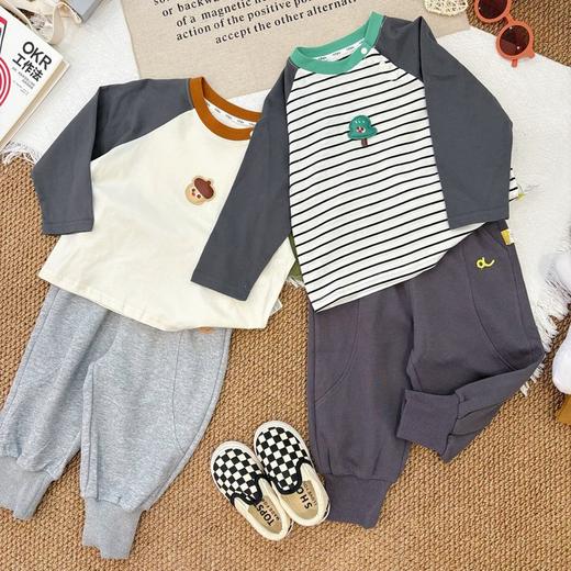 【69.9/3件-春款T恤合集】嘟嘟家宝宝T恤秋季儿童长袖男童卡通上衣女童打底衫★ 商品图10