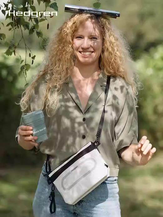 Hedgren 海格林 单肩包  HUNI02/902-F 灰色过胶. 商品图4