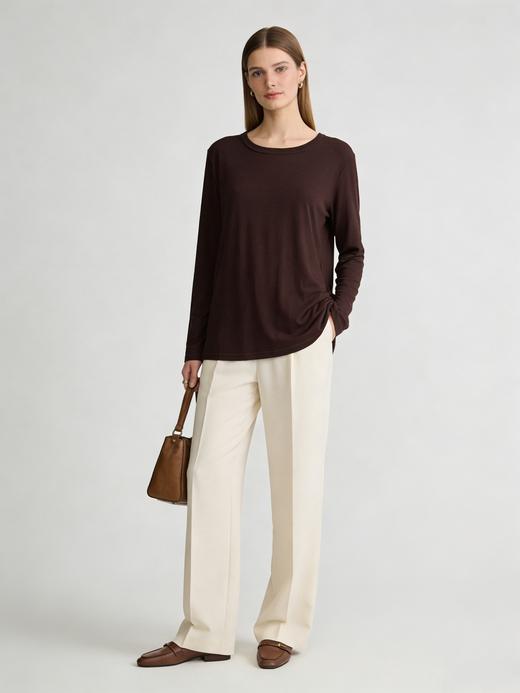 THE ROW同源强捻纱长袖T恤 商品图11