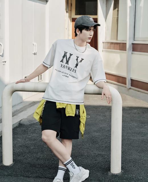 MLB经典大标印花情侣短袖 MLB1606 商品图3