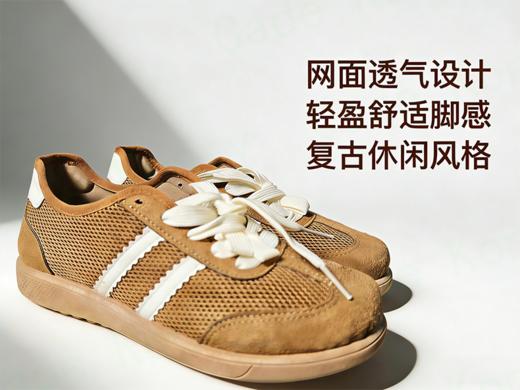 【多妈团购 YiLuoShan休闲女鞋系列秒杀！皮面网面两款可选】一脚蹬设计，懒人福音！走一天都不累脚！隐形增高3厘米，又透气又舒服，太好穿了-金克丝 商品图10