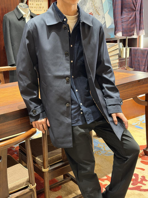 罗蒙春秋经典通勤百搭男士夹克风衣外套 商品图8