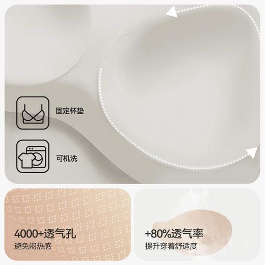 内茵带胸垫蕾丝睡衣套装 商品图2