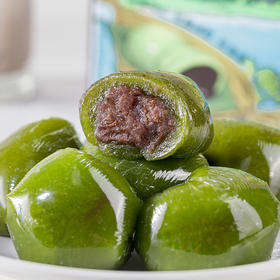 【软润Q弹！回味无穷】艾草青团 三种口味 红豆+芝麻+蛋黄肉松 糕点 300g/盒。xa