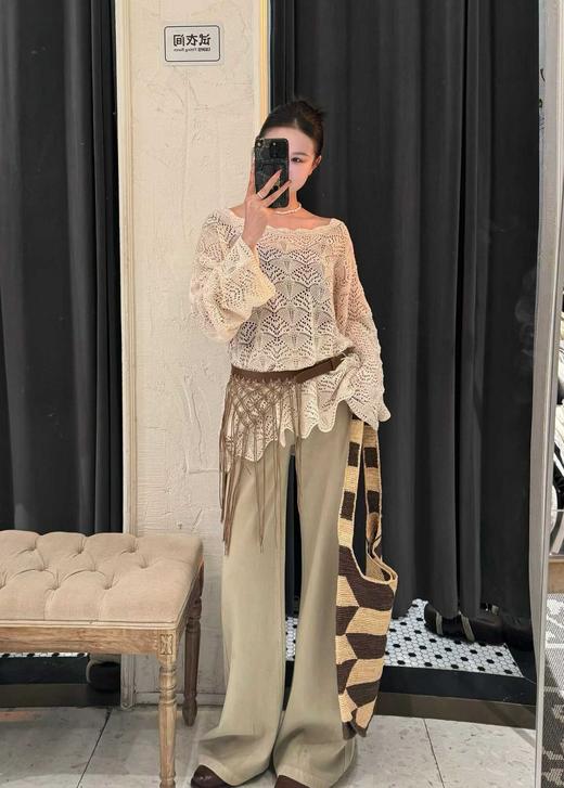 【门店同款】ENJOY春季镂空吊带针织上衣 170544861 商品图2