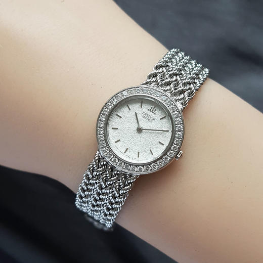 【95新】CREDOR 贵朵石英机芯22MM（女款）18K白金100326NJS10 商品图8
