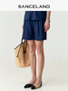 三石一澜SANCELAND 苎麻直筒短裤SK22101051 商品缩略图1
