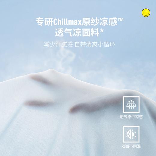 SMILEY 冰蓝冰粉笑脸单面凉冷感被原纱凉感【本商品不支持用券】 商品图1
