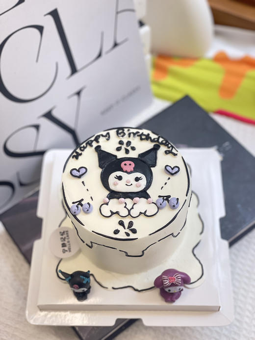 四寸手绘库洛米奶油蛋糕 下单前请仔细阅读商品详情 商品图0