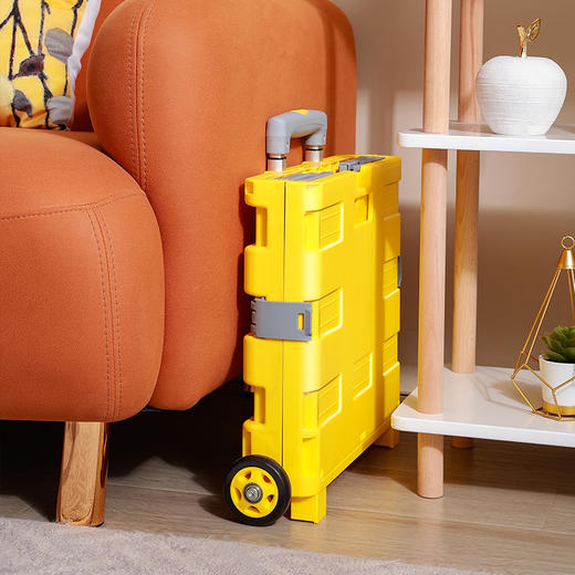 自营（北京董礼）-汉乐美途折叠拉杆置物箱HL-1201展开尺寸：42*33.5*（37-90）CM 商品图1