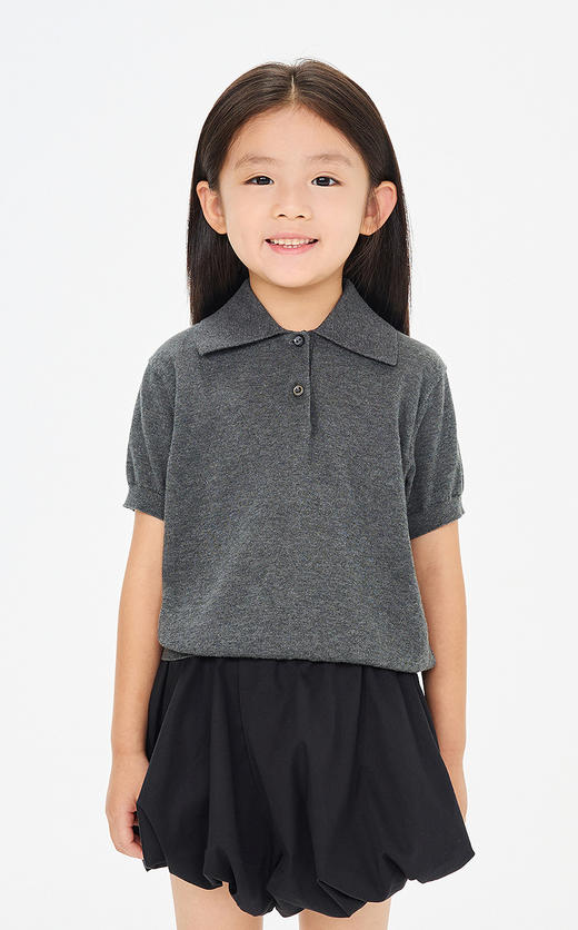 jnby   26年春款  短袖套头针织衫 1Q3313490 商品图3