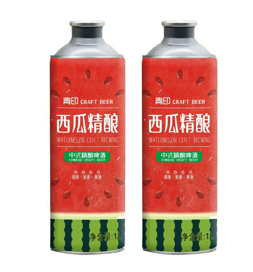 [秒杀]西瓜精酿啤酒1升x2罐组合 商品图0