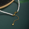 子佩集【翠纳福祥】银S925珍珠AOYA奥雅项链【QNX0017】3mm珠纳福碧玉镀金2512 商品缩略图5