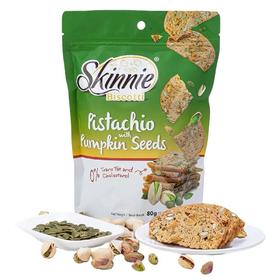 周三取货：【开心果与南瓜籽贝果脆片】一袋80克