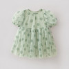 【2件套】马克珍妮茶绿波点女童网纱连衣裙2026年夏装新款561058 商品缩略图4