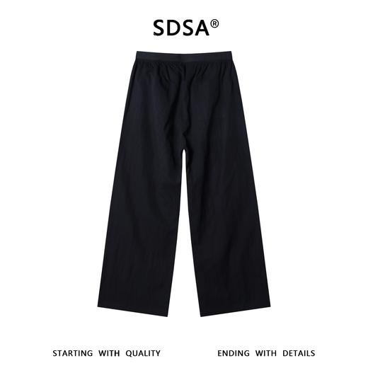 SDSA男装2026新款高贵轻奢慵懒风纯色垂感休闲裤百搭时尚裤子 商品图4