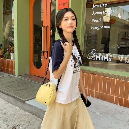 小巧实用 巨能装！【胖fufu贝壳蛋蛋包】（送可拆卸拎绳）六色可选 尼龙防水 手拎斜挎两用 日常通勤 简约外出 #M663 商品图8