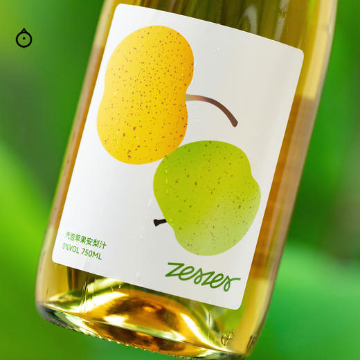 企鹅市集|秦皇岛果园 王林苹果&安梨 气泡果汁750ml 混合压榨 限量小批次 爽脆野果香 商品图4