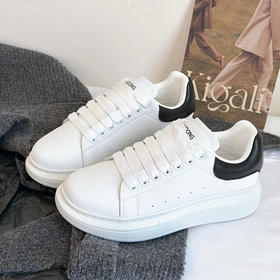 麦昆同款牛皮小白鞋｜时尚界的宇宙爆款，增高显气质