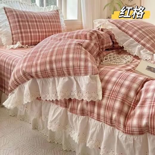 法式轻奢公主风三件套超柔水洗棉床盖G118000138 商品图11