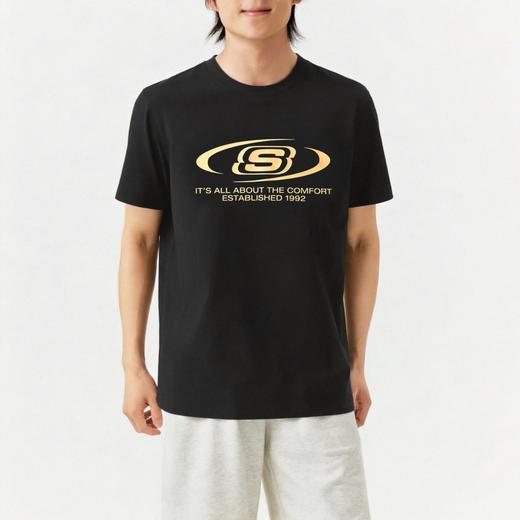 【线下门店同款】斯凯奇男女同款纯棉大标T恤 商品图4