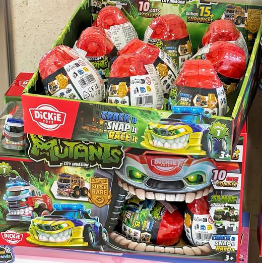 德国DickieToys正版Motor Mutants怪兽车盲蛋合金小车3岁男孩儿童益智玩具礼物 商品图2