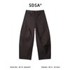 SDSA男装2026新款高贵轻奢简约纯色分割线裁剪休闲裤百搭时尚裤子 商品缩略图0