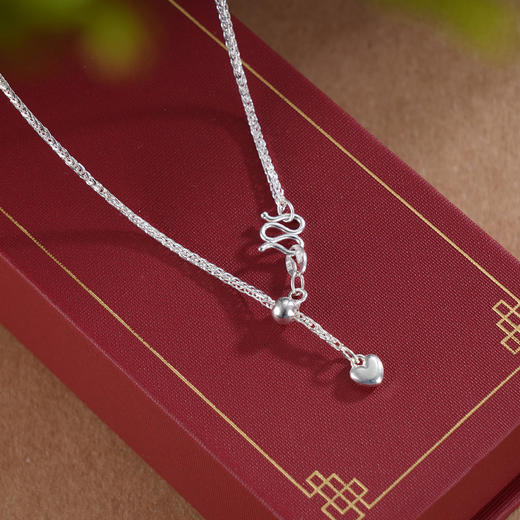 子佩集S990银【团花簇锦】套链【YJJ007】花丝项链2509 商品图7