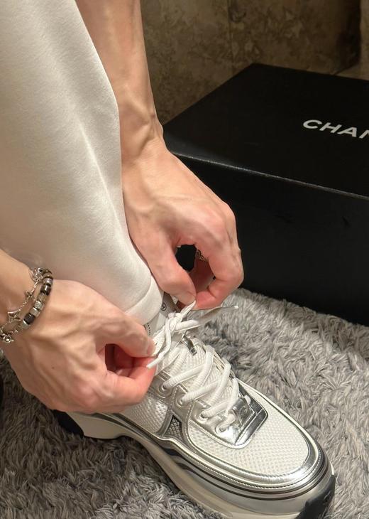 男女同款小香银角大王经典内增高走秀运动鞋 商品图9