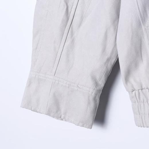 SDSA男装2026新款高贵轻奢韩系简约纯色立领褶皱夹克外套百搭休闲 商品图3