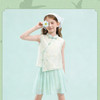 笛莎/Deesha 观山见2026年夏季新款童装女童国风套装无袖T恤+半身裙 商品缩略图0