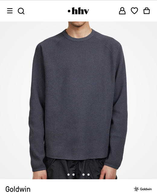 都市户外风 · Go1dwin华夫格情侣款长袖T恤 CX256 商品图2