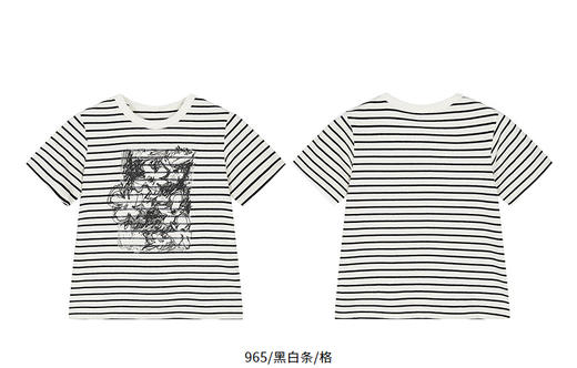jnby   26年春款  短袖T恤  1Q3112380 商品图14