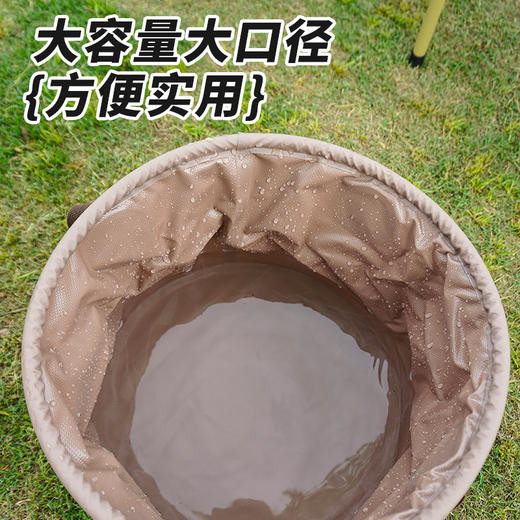 自营（北京董礼）-汉乐美途折叠水桶HL-0820 展开:330*250mm; 收纳:中330*20mm 商品图1