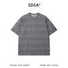 26T185SDSA男装2026新款轻奢时尚撞色条纹满印小马设计圆领短袖T恤百搭 商品缩略图1