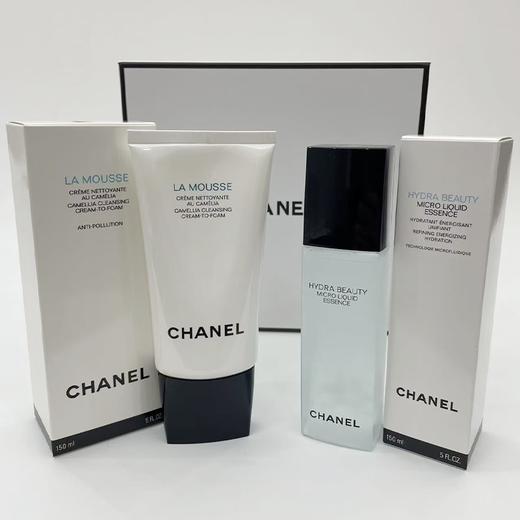 限量捡漏【送礼袋】CHANEL香奈儿山茶花挚爱两件套礼盒装 （山茶花洁面150ml+气泡水150ml）香港直邮 商品图3