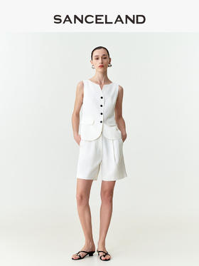 三石一澜SANCELAND 醋纤马甲SK25401070