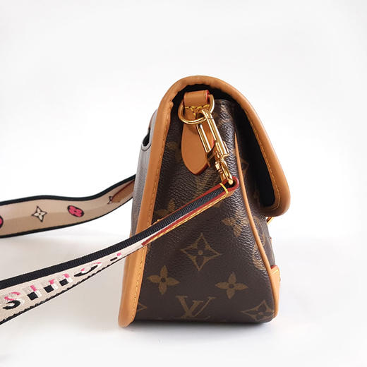 【95新】LV路易威登DIANE手袋M45985老花黑肩带DIANE法棍包单肩包女士160326AK02 商品图3