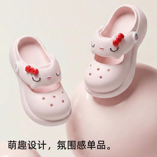 【花园鞋】玛丽珍洞洞鞋女款可爱卡通外穿厚底花园鞋包头防滑凉鞋【WG26233】 商品图2