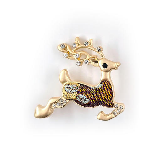 【蜀锦饰品：胸针】礼好天府非遗蜀锦胸针挂件 四叶玲珑/玲珑锦马多款可选 刺绣国风配饰 中国特色礼品 传统手工马年日常百搭穿搭饰品伴手礼 商品图9